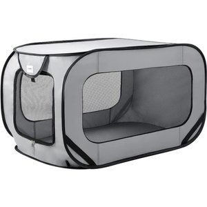 36in Portable Large Dog Bed - Pop Up Dog Kennel, Indoor Outdoor Crate for Pets